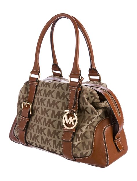 michael kors canvas shoulder bag|michael kors women's shoulder bag.